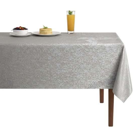 Starlight Metallic Tablecloth - Champagne