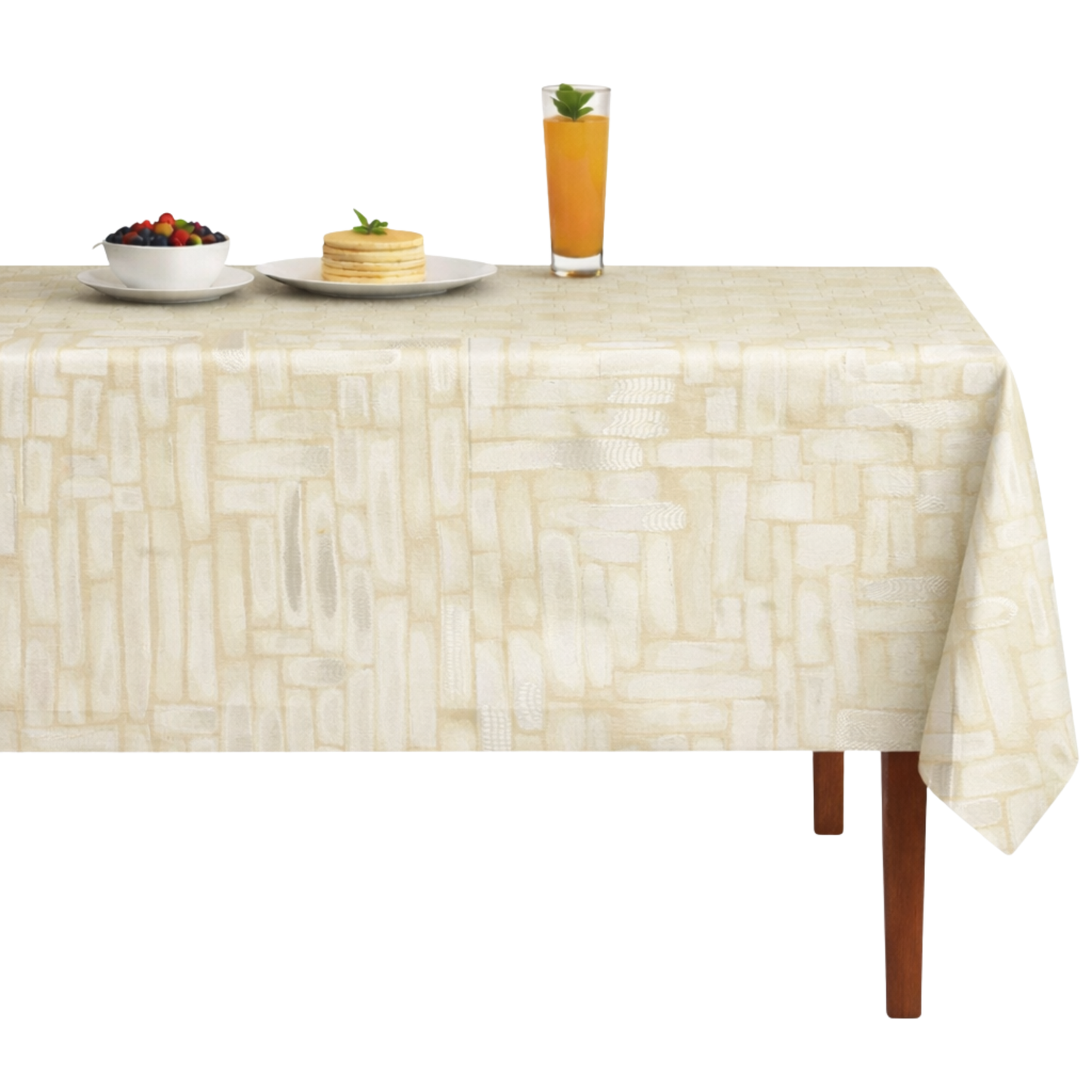 Catch Jacquard Tablecloth - Ivory