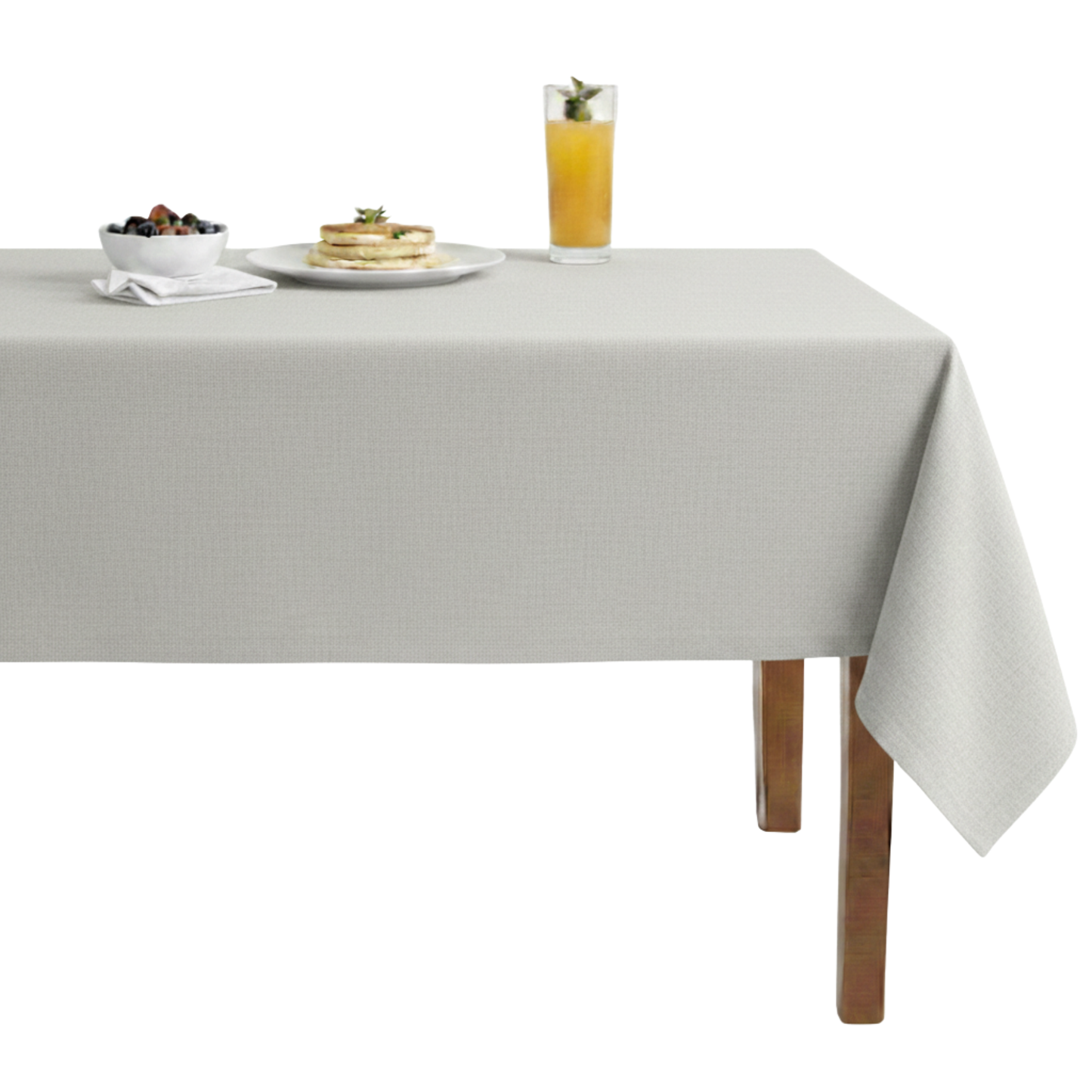 Starlight Metallic Tablecloth- lvory