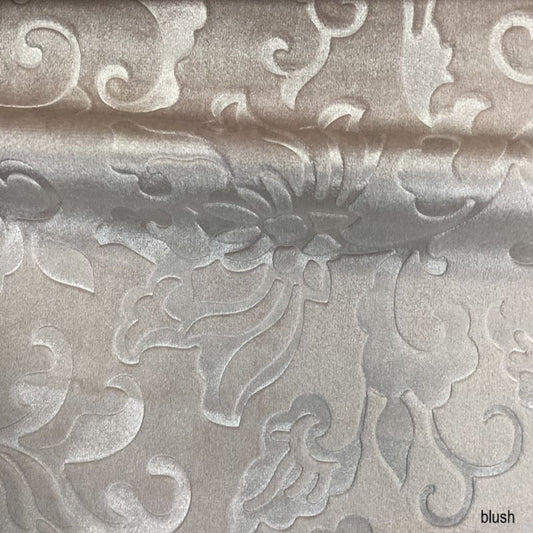 Vails Brocade Velvet | Tablecloth - Blush