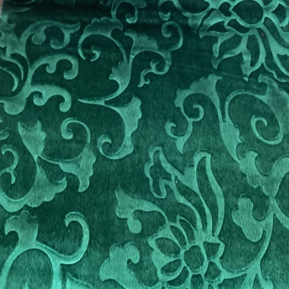 Vails Brocade Velvet | Tablecloth - Forest