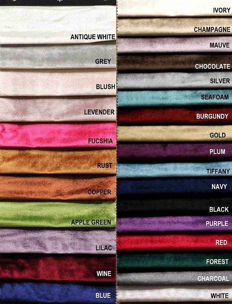 Levender Shiny Velvet Fabric by the Yard - 72 Inch Wide