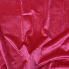 Fucshia Shiny Velvet Fabric by the Yard - 72 Inch Wide