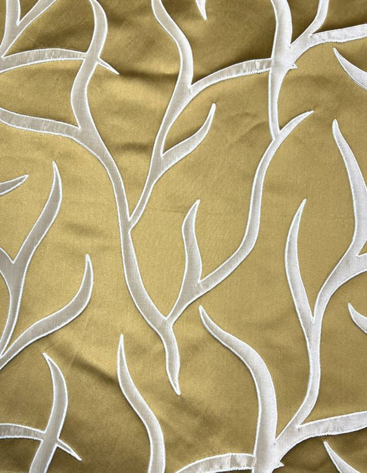 Vine tree Jacquard Tablecloth - Gold