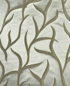 Soft Green Vine tree Jacquard Fabric by the Yard - 115 Inch Wide