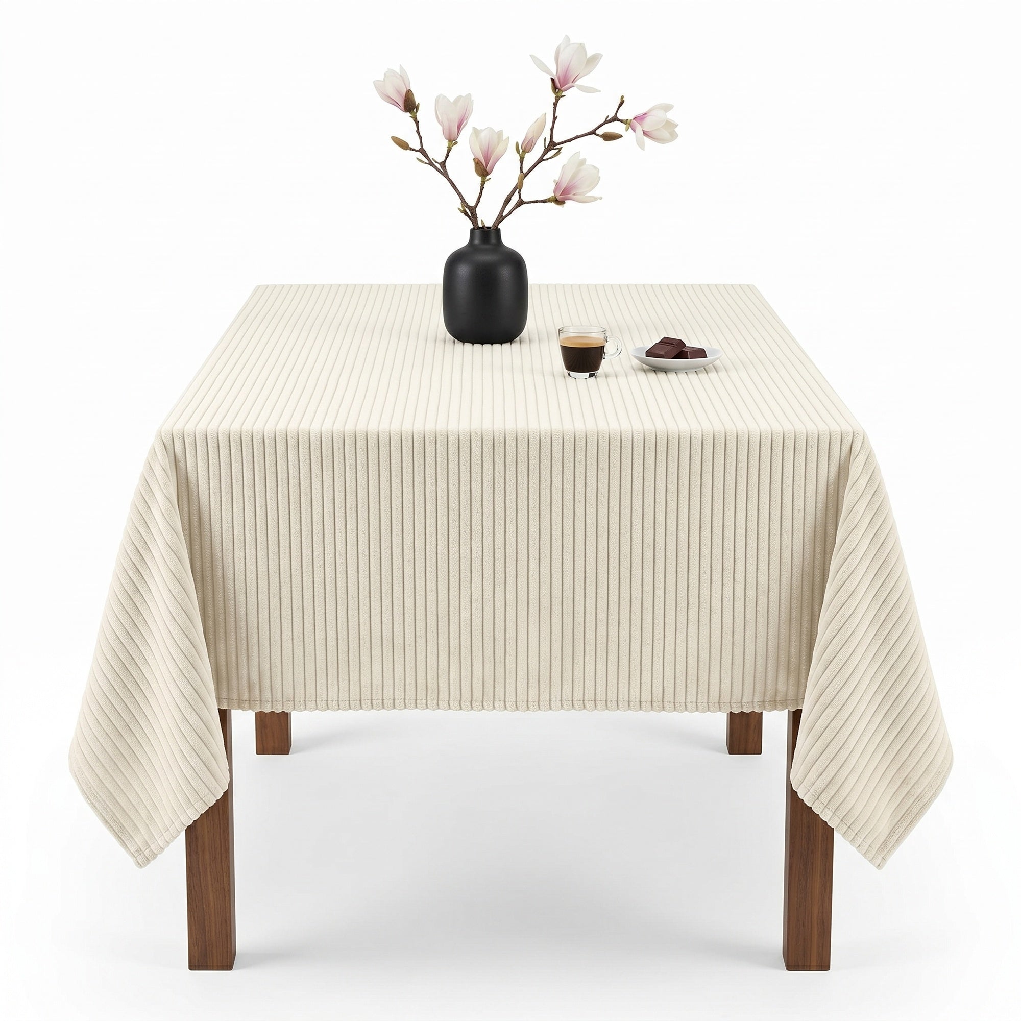 Velvery White Tablecloth