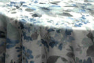 blue GRACEFUL Digital print Fabric by the Yard - 118 Inch Wide