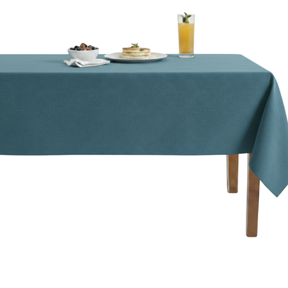 Soft Velvet Tablecloth-Wedgewood