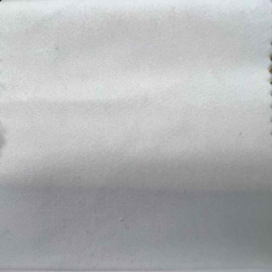 White NEWPORT118 Soft Velvet - Custom Tablecloths