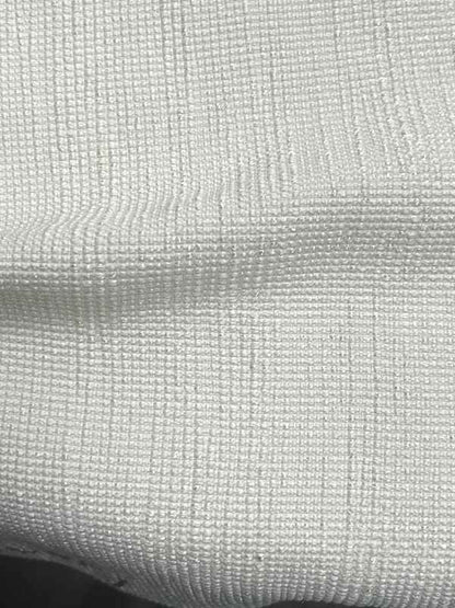 York Jacquard, Textured Feel - Tablecloth - White