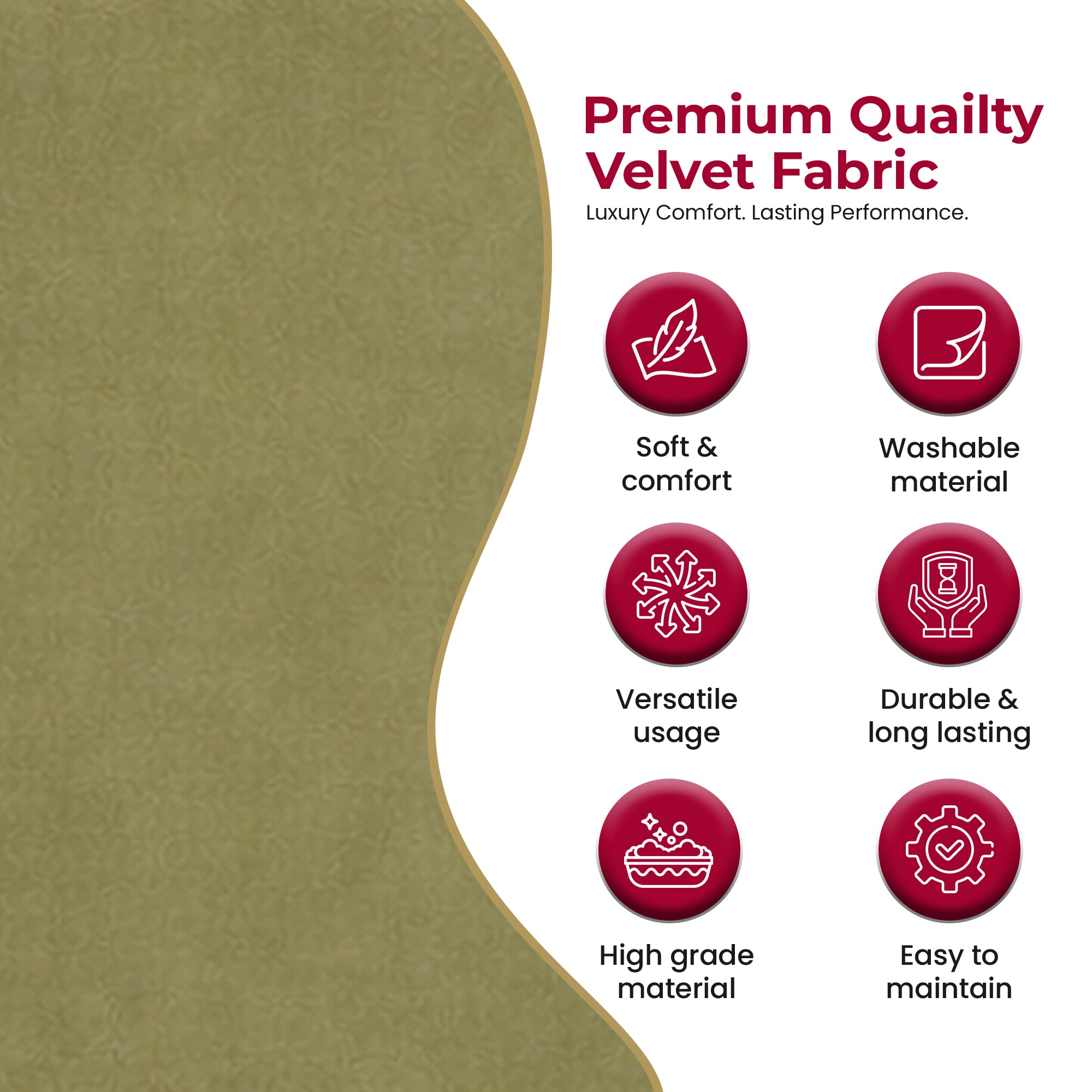 Newport118 Velvet Tablecloth Celadon - detail