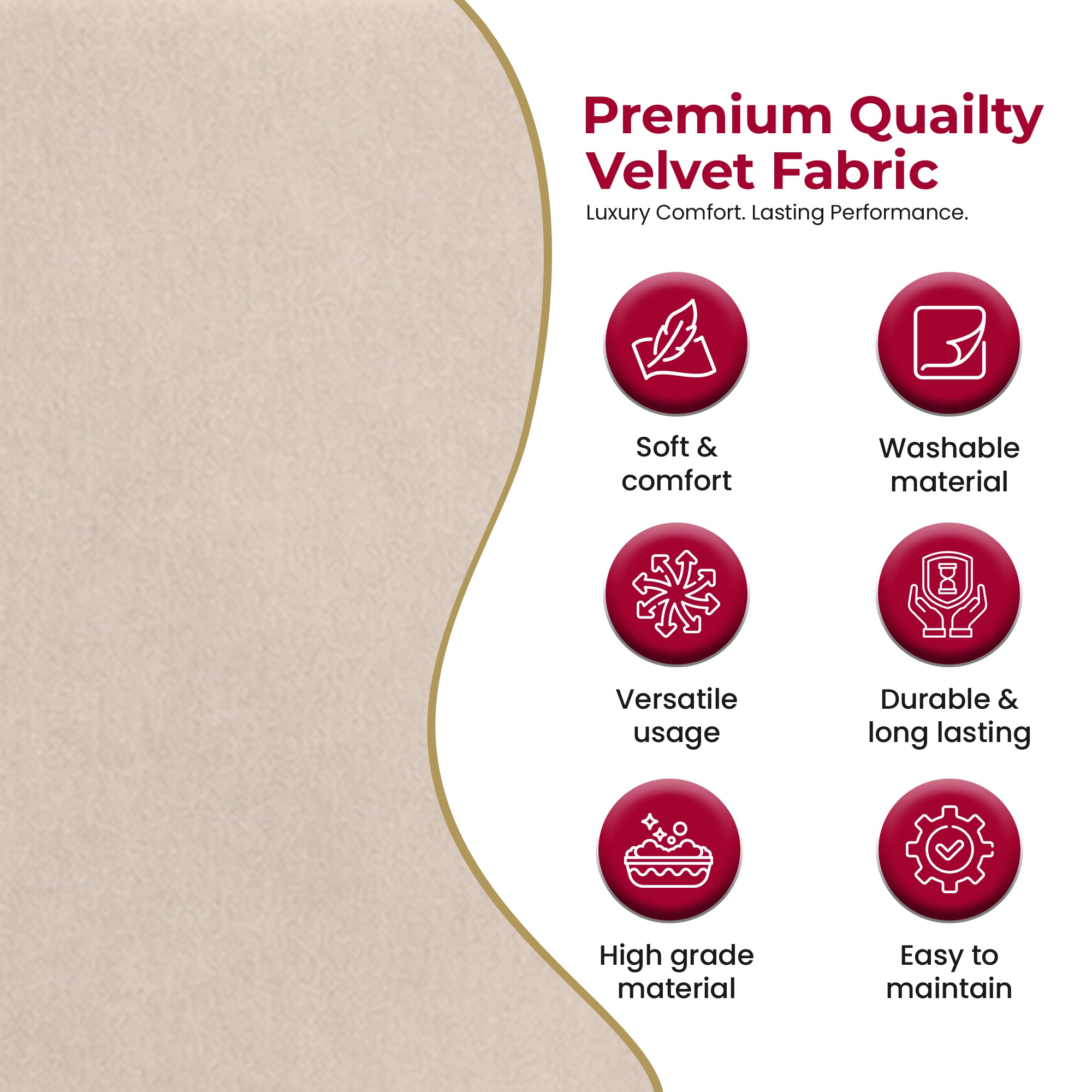 Newport118 Velvet Tablecloth Lilac - detail