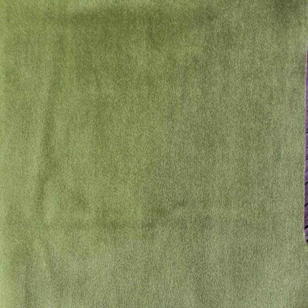 Olive Shiny Velvet Fabric by the Yard - 72 Inch Wide